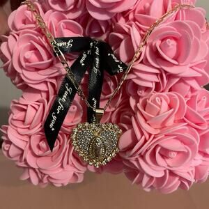 °｡⋆♡ Cadenita La Virgen Maria Virgin Mary Necklace